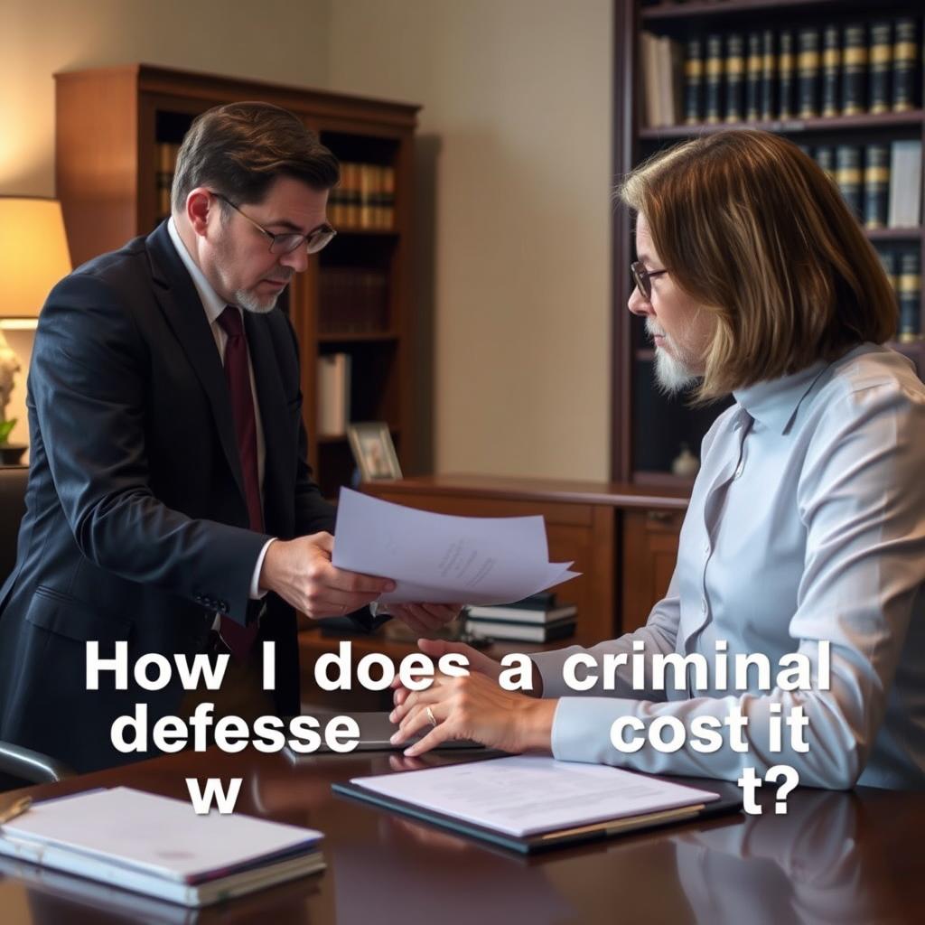 How much does a criminal defense lawyer cost in Cecil County