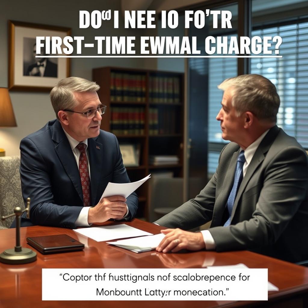 Do I need a lawyer for a first-time criminal charge in Monmouth County