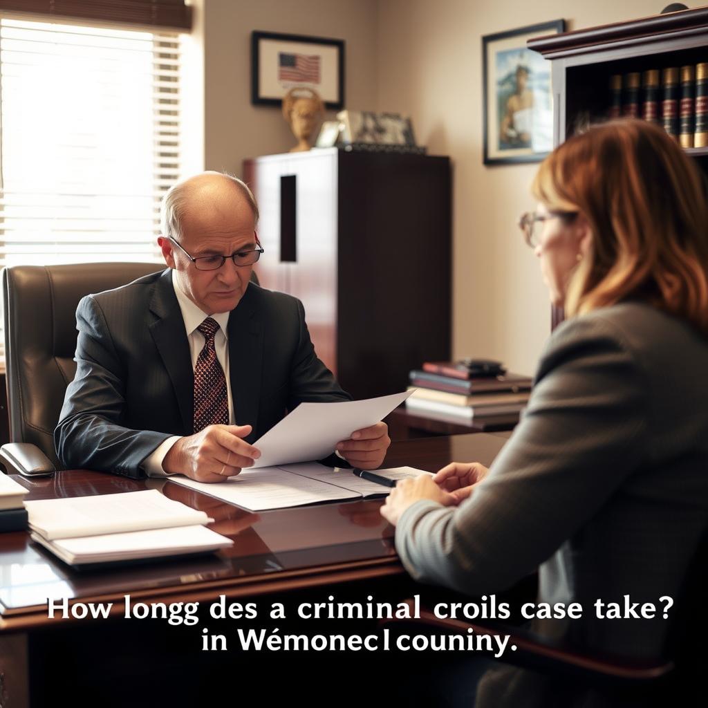 How long does a criminal case take in Wicomico County