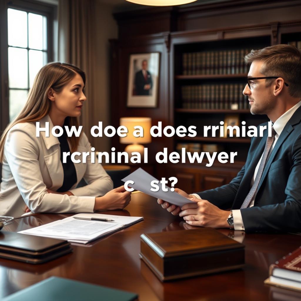 How much does a criminal defense lawyer cost in Baltimore